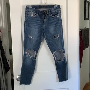 Joe’s Jeans Distressed Skinny Ankle/Keagan Fit